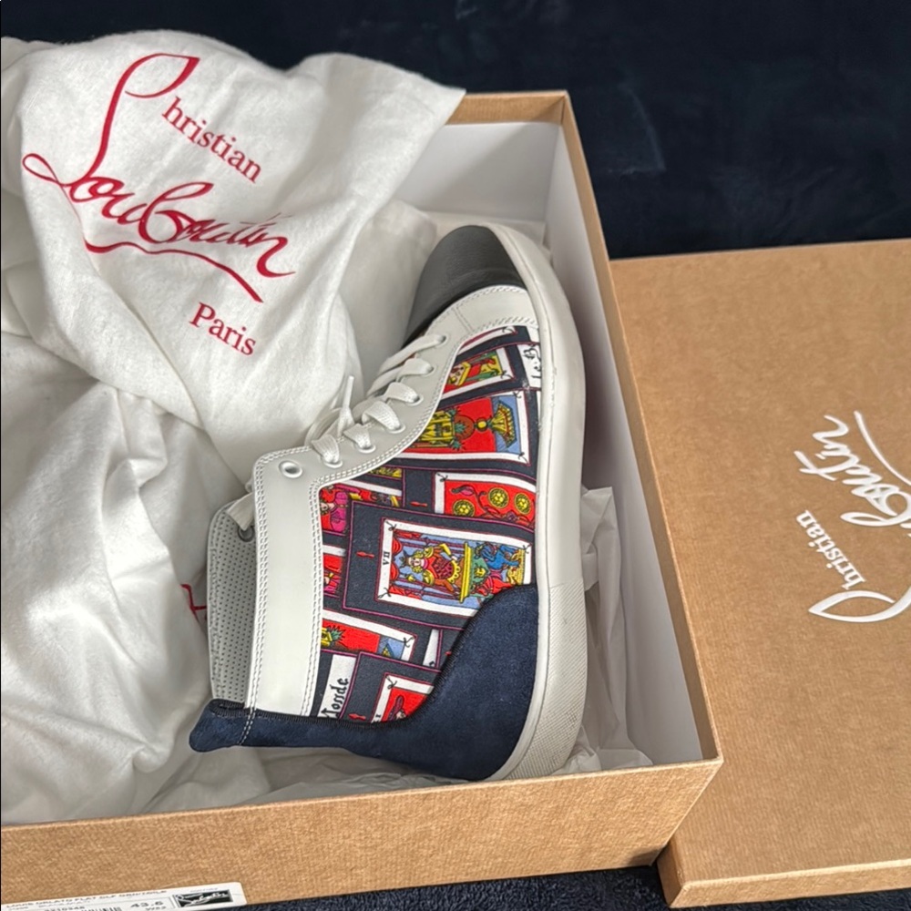 Christian Louboutin Multicolor High-Top Sneakers
